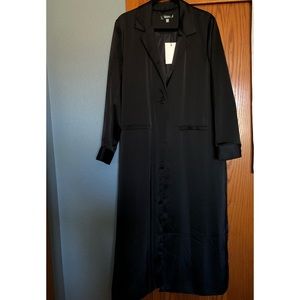 Missguided Satin Duster Jacket